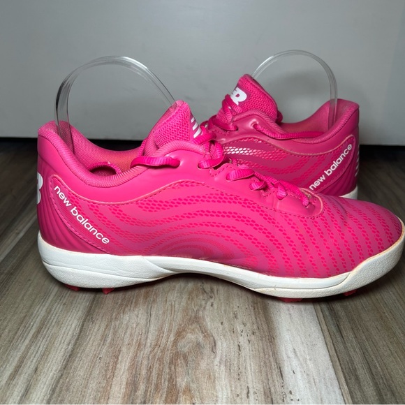 New Balance Pink Molded Softball Cleats Women’s Size 5.5 - Picture 6 of 10